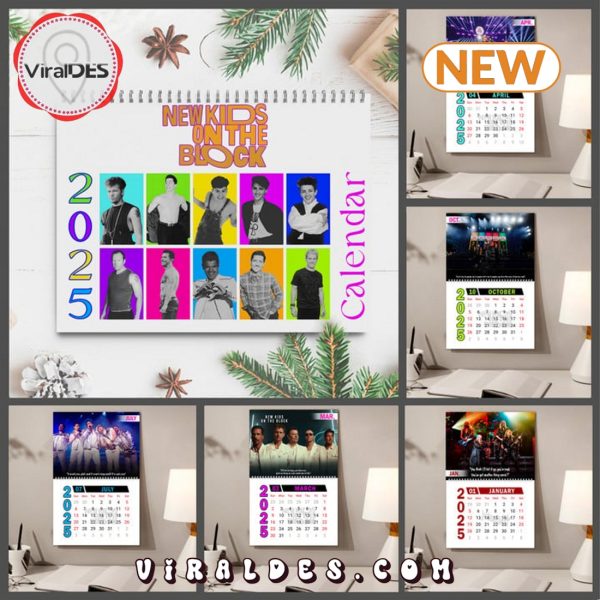 New Kids On The Block 2025 New Year Calendar