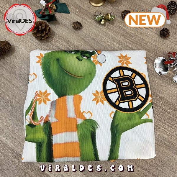 NHL Boston Bruins The Grinch Christmas Ugly Sweater