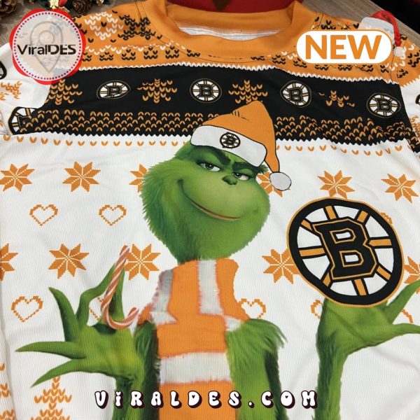 NHL Boston Bruins The Grinch Christmas Ugly Sweater