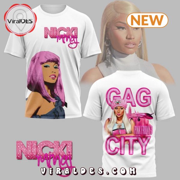 Nicki Minaj Pink Friday 2 City White Shirt