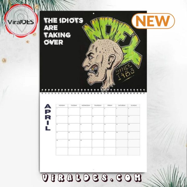 NOFX Rock Band 2025 New Year Calendar