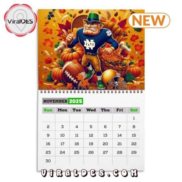 Notre Dame Fighting Irish 2025 Calendar