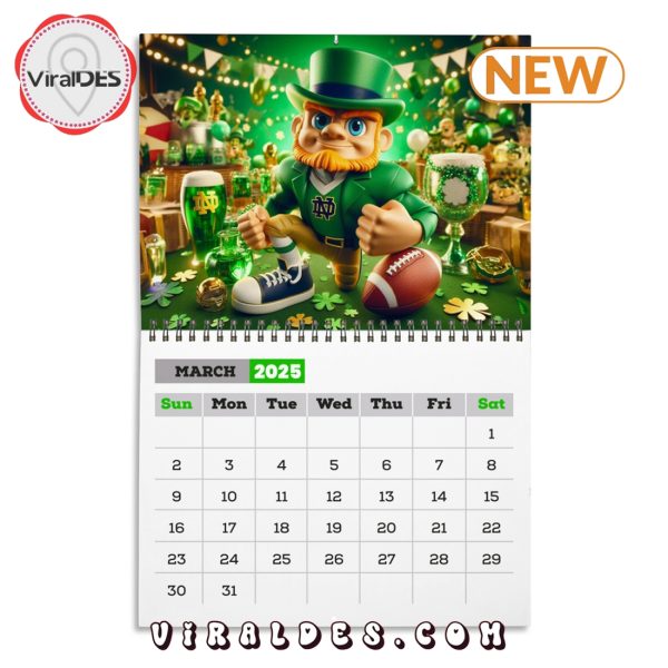 Notre Dame Fighting Irish 2025 Calendar