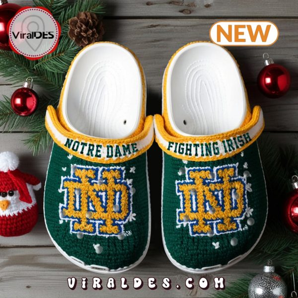 Notre Dame Fighting Irish Football Crocs Clogs