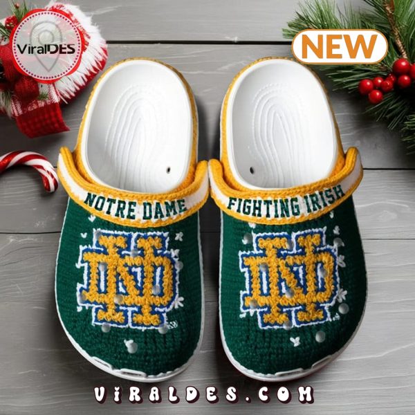 Notre Dame Fighting Irish Football Crocs Clogs