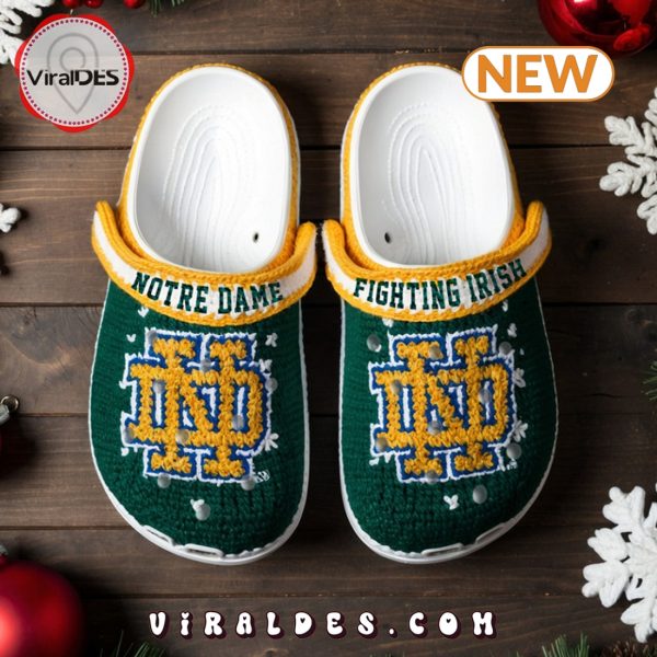 Notre Dame Fighting Irish Football Crocs Clogs