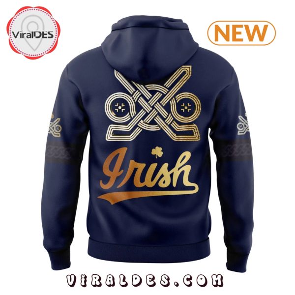 Notre Dame Hockey Irish Gold Hoodie, Jogger, Cap