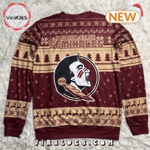 NCAA Florida State Seminoles Grinch Christmas Ugly Sweater