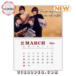 The Beatles Band 2025 New Year Calendar