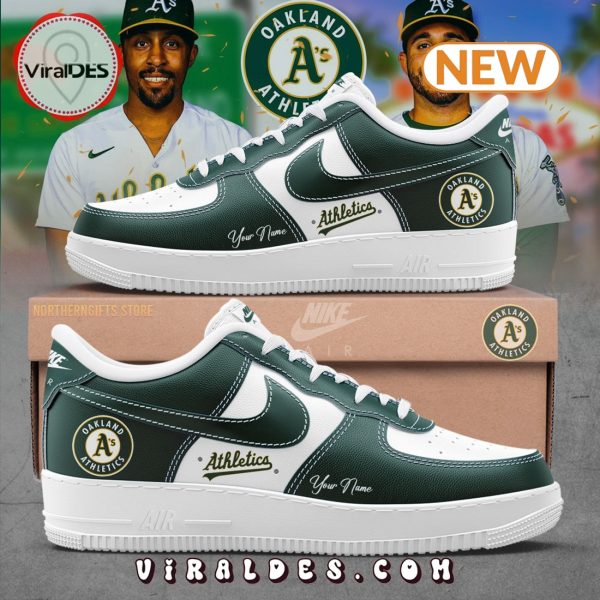 Oakland Athletics 2024 Custom Name Air Force 1