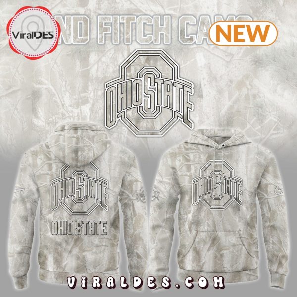 Ohio State Football And Fitch Camo Hoodie