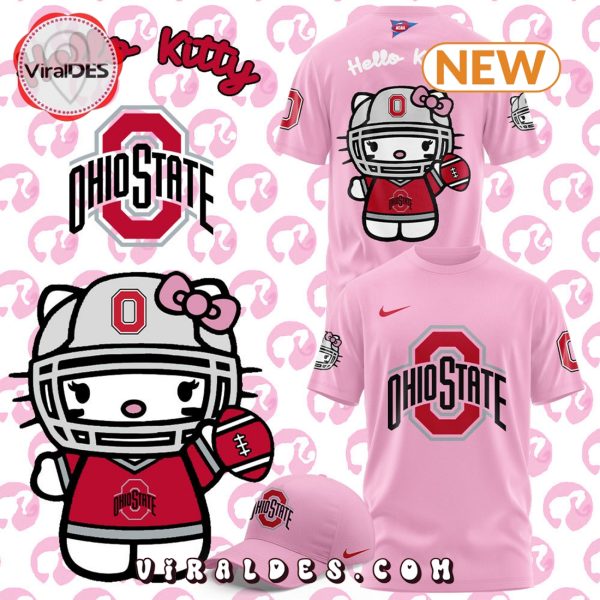 Ohio State Football x Hello Kitty Pink T-Shirt, Jogger, Cap