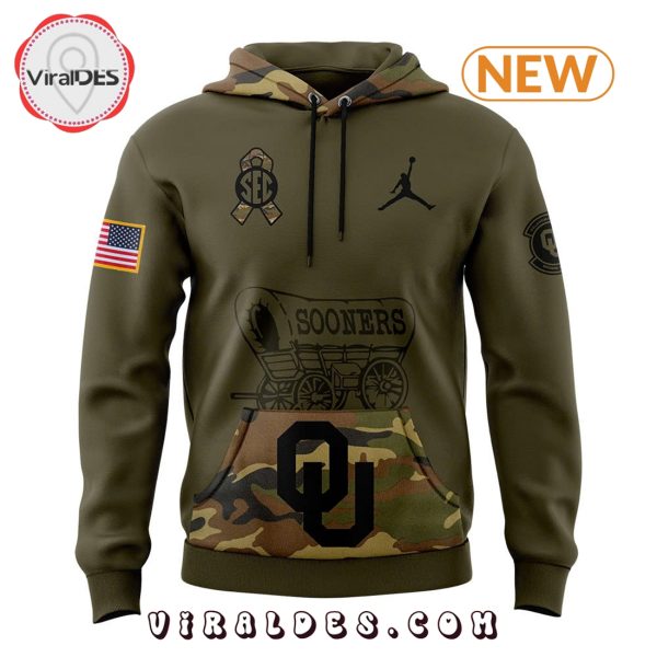 Oklahoma Sooners Camo 2024 Salute to Service Hoodie