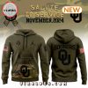 Oregon Ducks Camo 2024 Salute to Service Hoodie