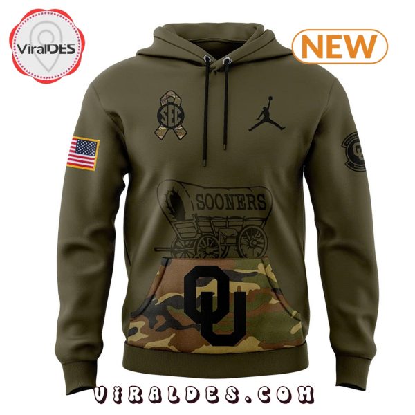 Oklahoma Sooners Camo Salute to Service Hoodie