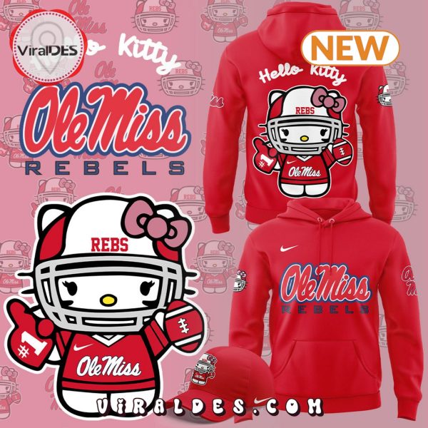 Ole Miss Football x Hello Kitty Hoodie