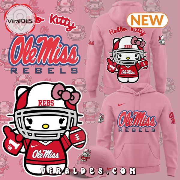 Ole Miss Football x Hello Kitty Purple Hoodie