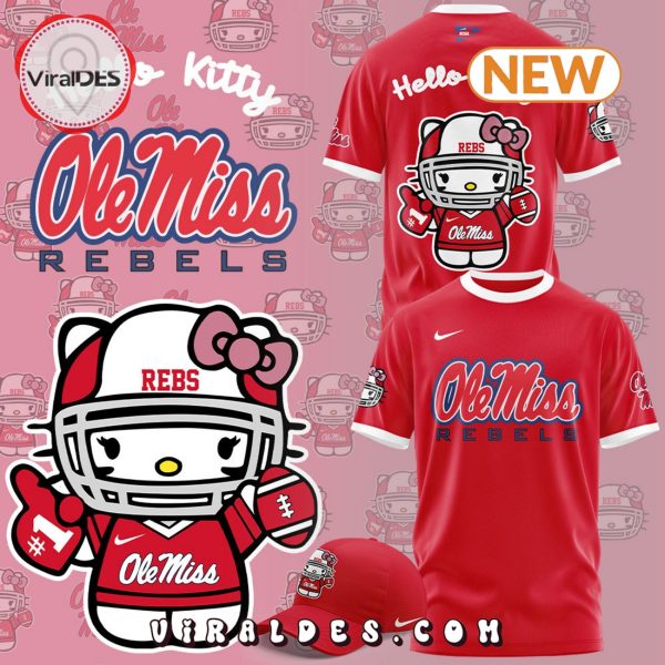 Ole Miss Football x Hello Kitty T-Shirt, Jogger, Cap