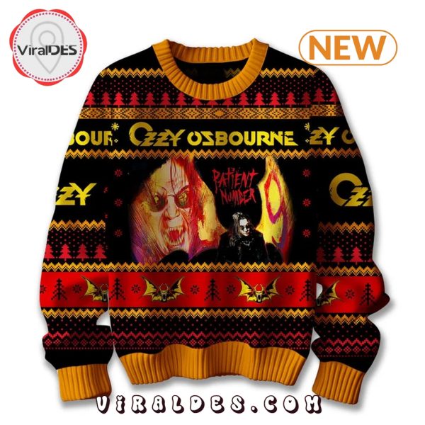 Ozzy Osbourne Christmas Ugly Sweater