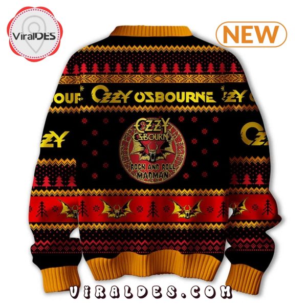 Ozzy Osbourne Christmas Ugly Sweater