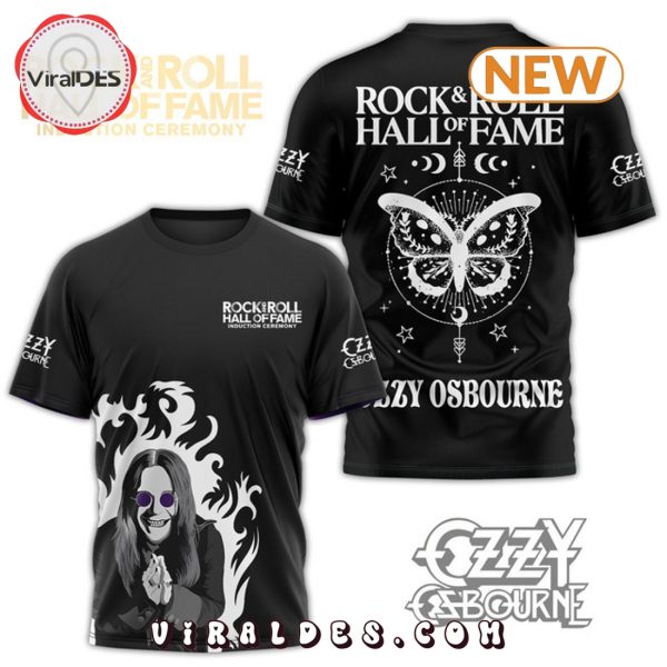 Ozzy Osbourne – Rock & Roll Hall of Fame Black Shirt