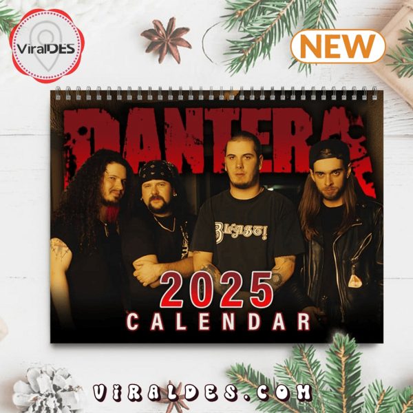 Pantera Band 2025 New Year Calendar