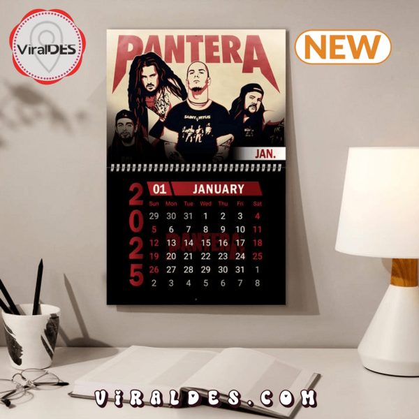 Pantera Band 2025 New Year Calendar