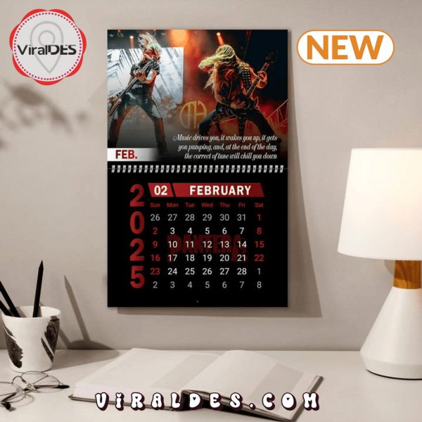 Pantera Band 2025 New Year Calendar