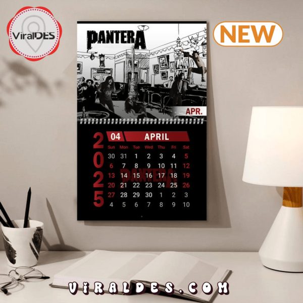 Pantera Band 2025 New Year Calendar