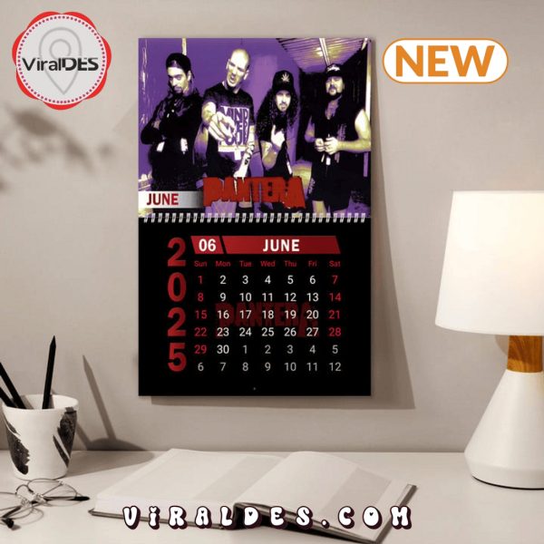 Pantera Band 2025 New Year Calendar