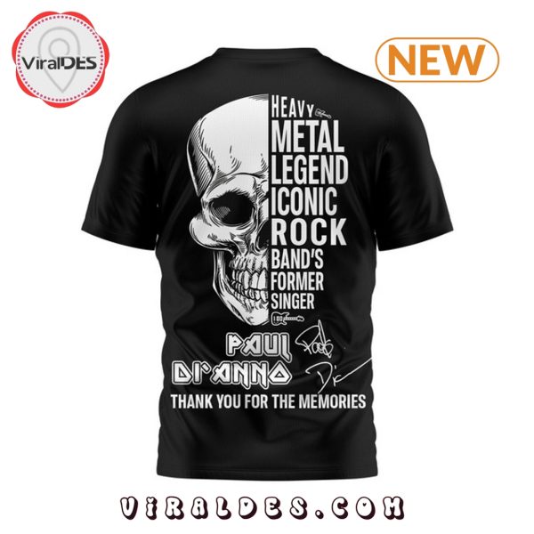 Paul Di’Anno Thank You For The Memories Shirt