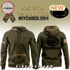 Oregon Ducks Camo 2024 Salute to Service Hoodie