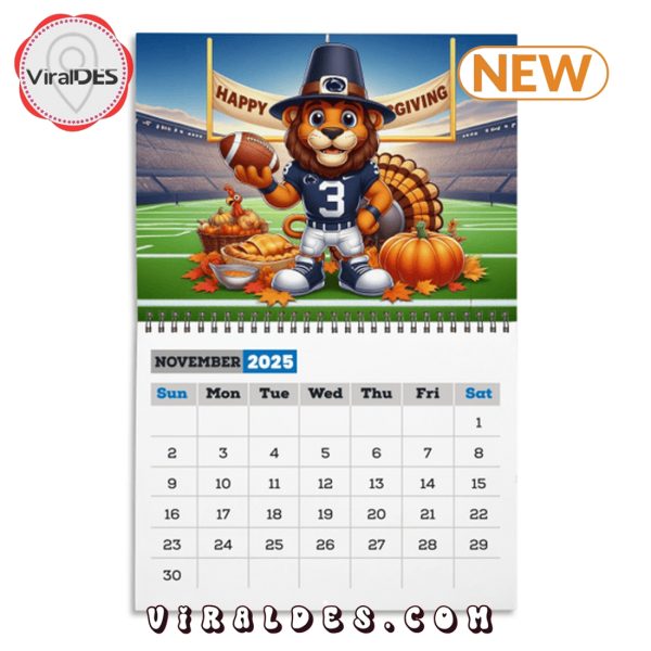 Penn State Nittany Lions Football 2025 Calendar