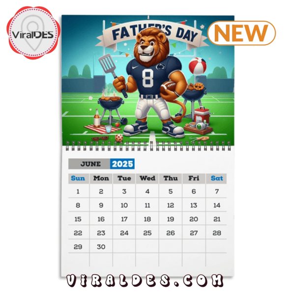 Penn State Nittany Lions Football 2025 Calendar