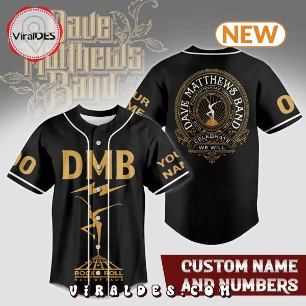 Personalized Dave Matthews Band Baseball Jersey