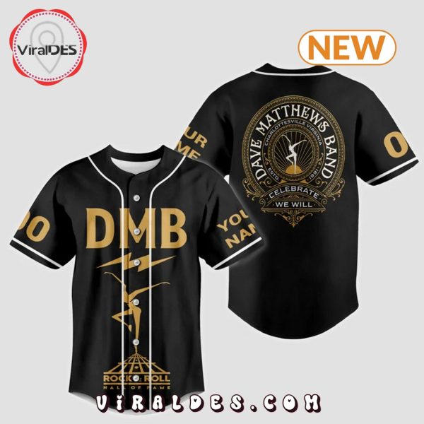 Personalized Dave Matthews Band Baseball Jersey