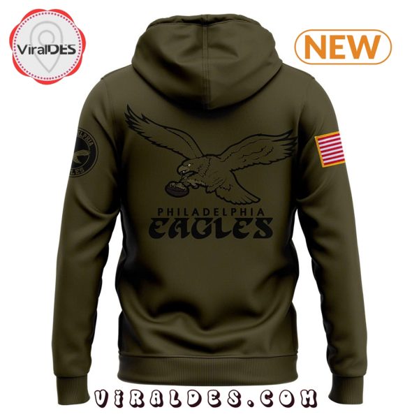 Philadelphia Eagles Camo Salute to Service Hoodie