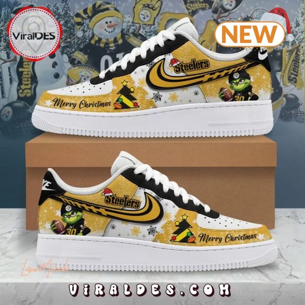 Pittsburgh Steelers 2024 Merry Christmas Air Force 1