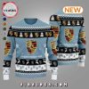 Porsche 2024 Christmas Navy Ugly Sweater