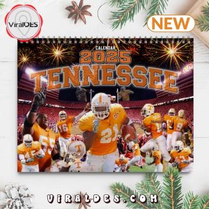 Tennessee Volunteers Football 2025 New Year Calendar