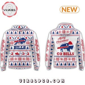 Buffalo Bills NFL 2024 Merry Christmas Hoodie