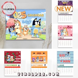 Bluey Series 2025 New Year Calendar