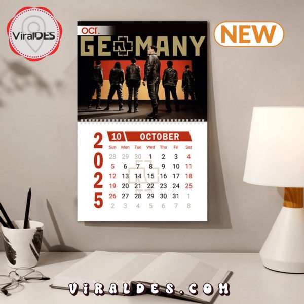 Rammstein Band 2025 New Year Calendar