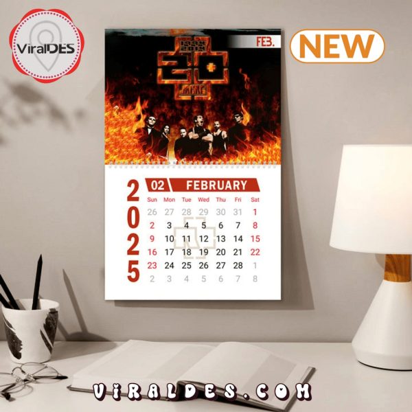 Rammstein Band 2025 New Year Calendar