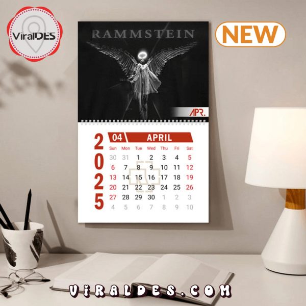 Rammstein Band 2025 New Year Calendar