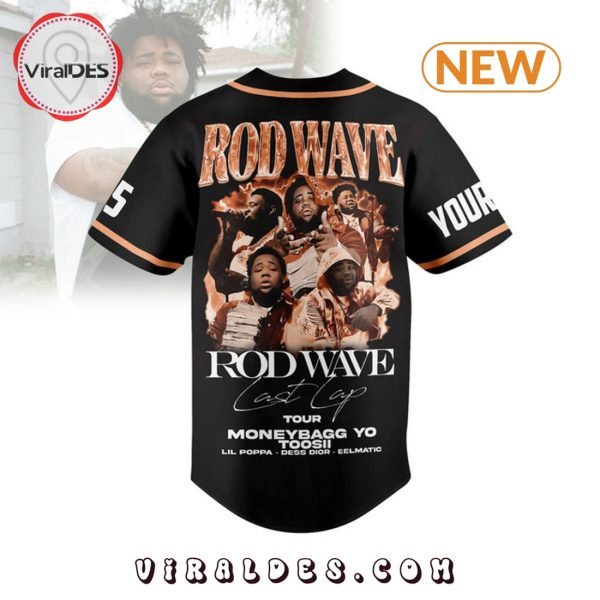 Rod Wave Last Tour Moneybagg Yo Baseball Jersey