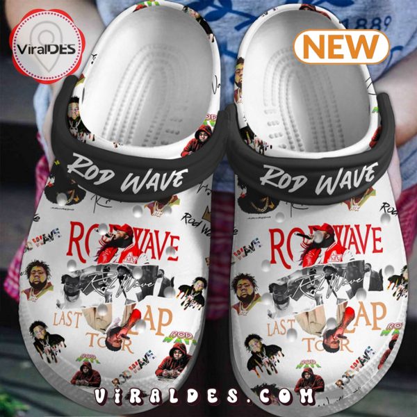 Rod Wave White Crocs Clogs Shoes