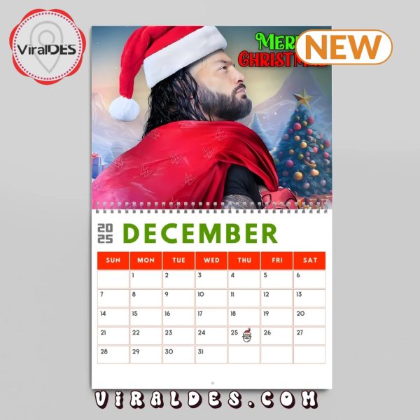 Roman Reigns 2025 Happy New Year Calendar