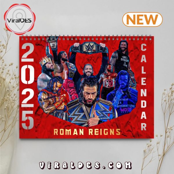 Roman Reigns 2025 Happy New Year Calendar