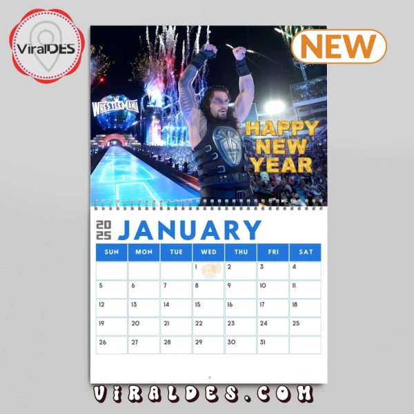 Roman Reigns 2025 Happy New Year Calendar